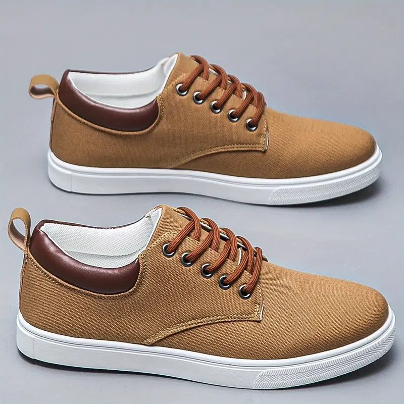 Canvas low men's sneakers