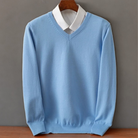 Cashmere blend V-Neck jumper - Van Croft