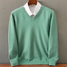 Cashmere blend V-Neck jumper - Van Croft