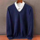 Cashmere blend V-Neck jumper - Van Croft