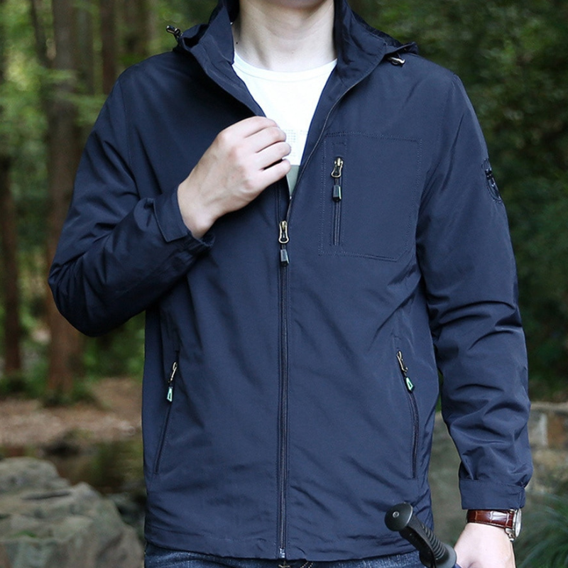 Ultimate Waterproof Winter Jacket - Stylish Casual Outerwear with Hood & Zipped Pockets