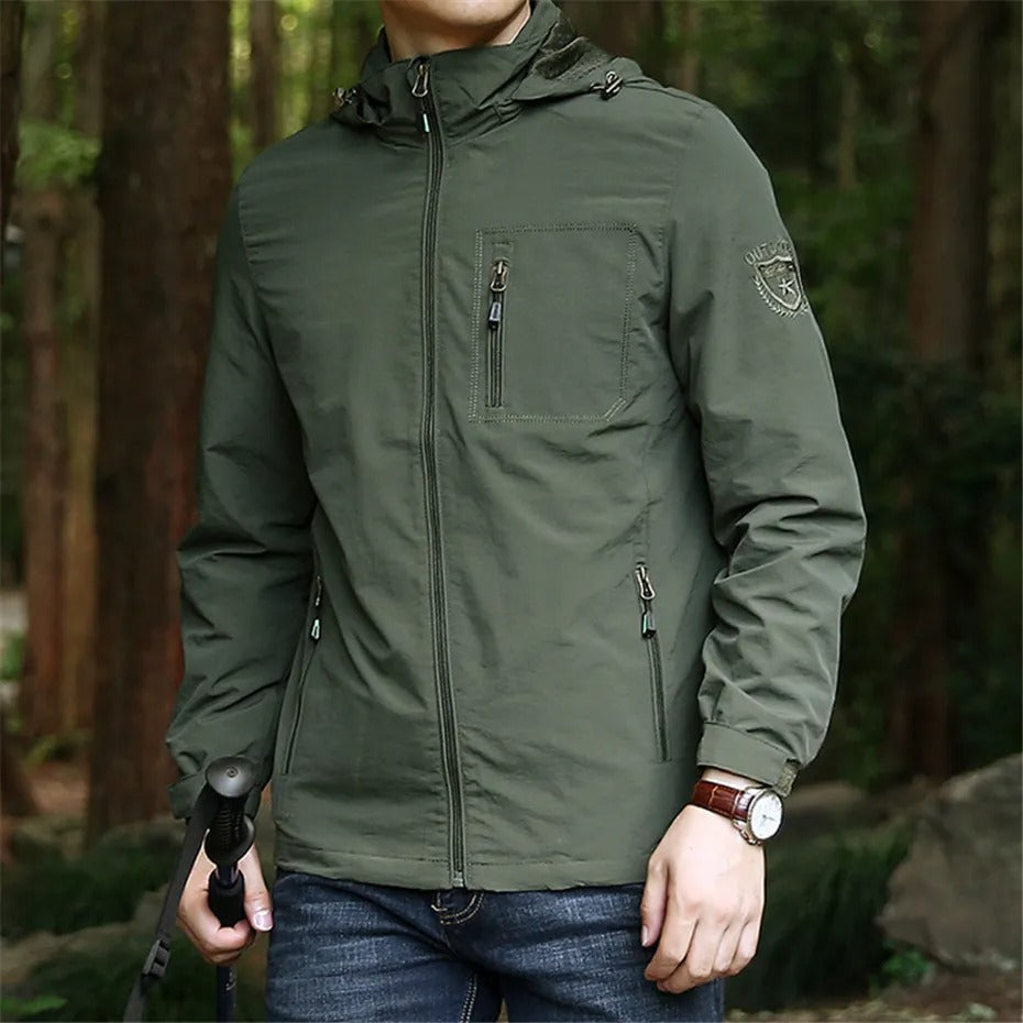 Ultimate Waterproof Winter Jacket - Stylish Casual Outerwear with Hood & Zipped Pockets